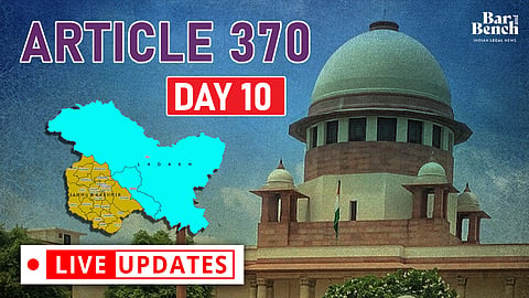 Article 370, Day 10 live updates