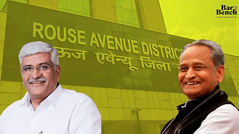 Rajasthan CM Ashok Gehlot, Union minister Jal Shakti Gajendra Singh Shekhawat and Rouse Avenue Courts