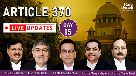 Article 370 case - Day 15