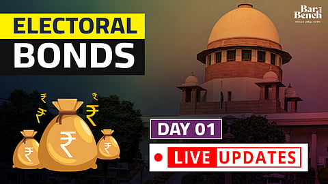 Supreme Court, Electoral Bonds, Live updates