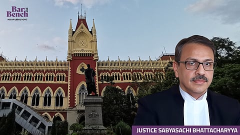 Justice Sabyasachi Bhattacharyya with Calcutta Hight Court