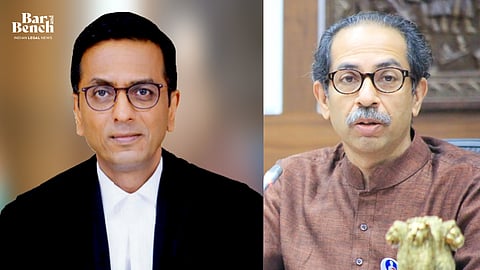 CJI DY Chandrachud and Uddhav Thackeray