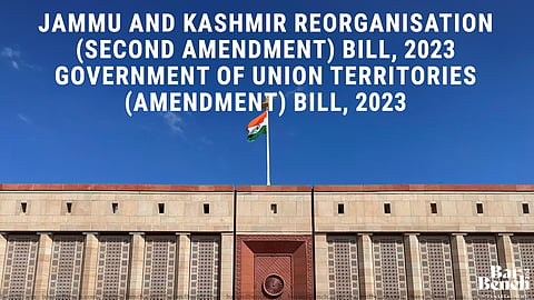 'J&K, Puducherry women's reservation bills'