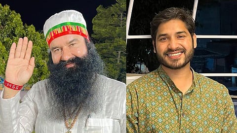Gurmeet Ram Rahim and journalist Shyam Meera Singh