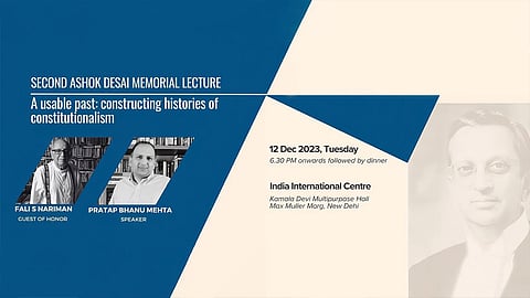 Second Ashok Desai Memorial Lecture