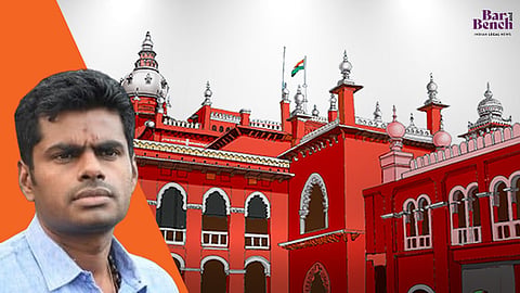 K Annamalai, Madras High Court