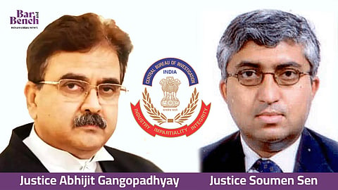 Justice Abhijit Gangopadhyay  Justice Soumen Sen