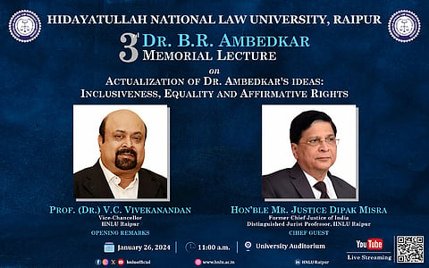 3rd Dr BR Ambedkar Memorial Lecture