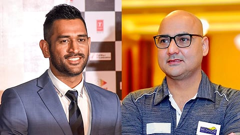 Mahendra Singh Dhoni and Mihir Diwakar