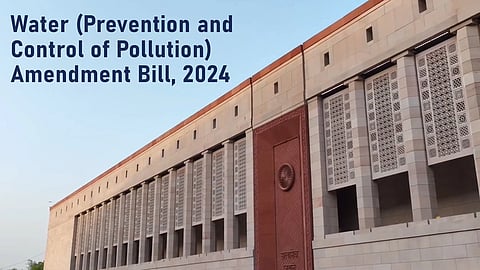  Water (Prevention and Control of Pollution) Amendment Bill, 2024