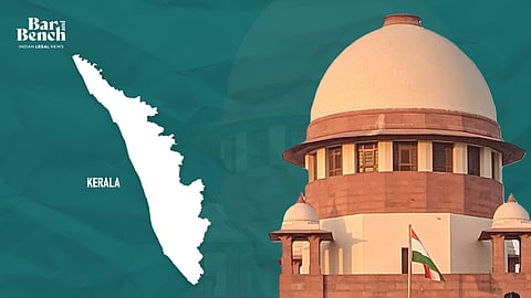 Supreme Court and  Kerala Map