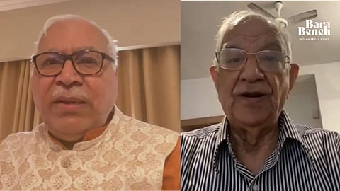 Former Chief Election Commissioners TS Krishnamurthy and SY Quraishi