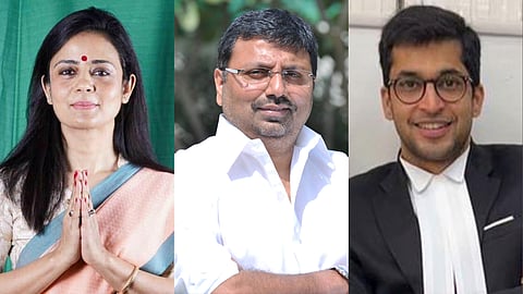 Mahua Moitra, Nishikant Dubey and Advocate Jai Anant Dehadrai