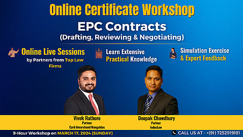 Certificate Workshop on EPC Contracts