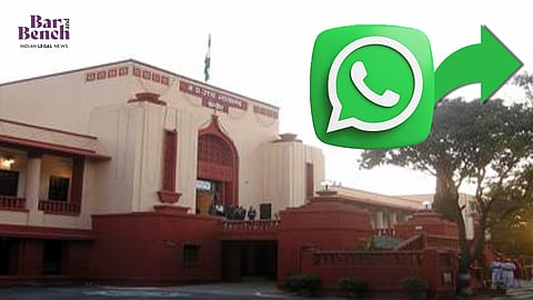 Indore Bench of Madhya Pradesh High Court, WhatsApp Forward