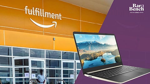 Amazon Warehouse and Laptop