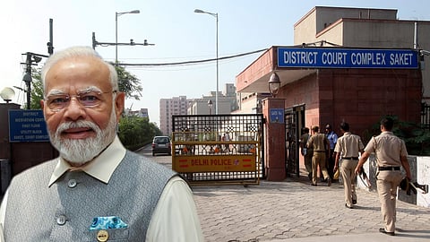 Narendra Modi with Saket Court