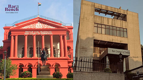 Karnataka High Court and Bar Council of India