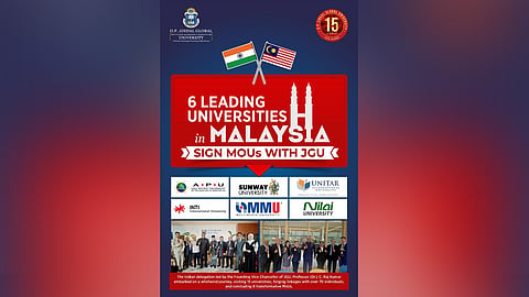 OP Jindal Global University Extends Partnerships in Southeast Asia, Inks 6 MoUs with Universities in Malaysia