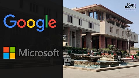 Google and Microsoft with Delhi High Court