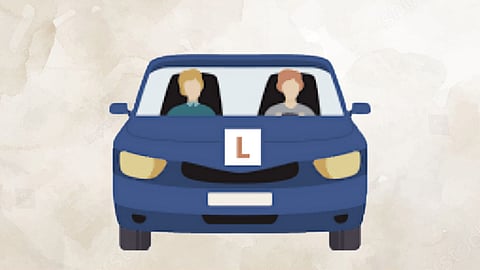 Cars with L Sticker