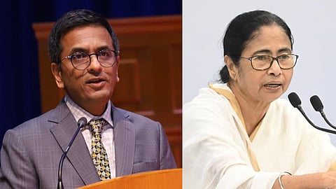 CJI DY Chandrachud and West Bengal CM, Mamata Banerjee