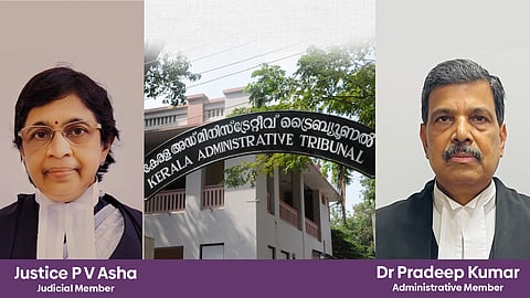 Justice P V Asha, Dr Pradeep Kumar, Kerala Administrative Tribunal