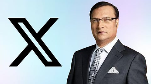 Rajat Sharma, X