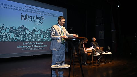 CJI DY Chandrachud delivering the keynote address