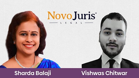 NovoJuris Legal - Vishwas Chitwar (R), Sharda Balaji (L)