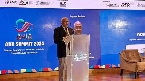 Justice Hemant Gupta at the ADR Summit