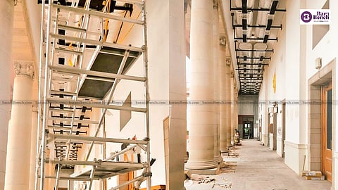 AC work in progress at Supreme Court corridors