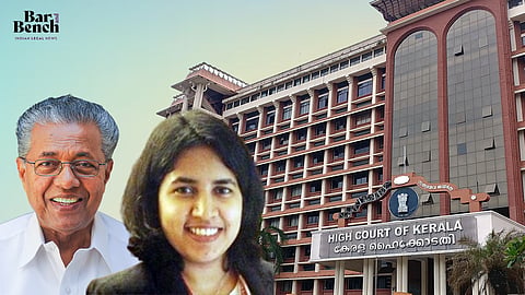 Pinarayi Vijayan, Veena and Kerala HC