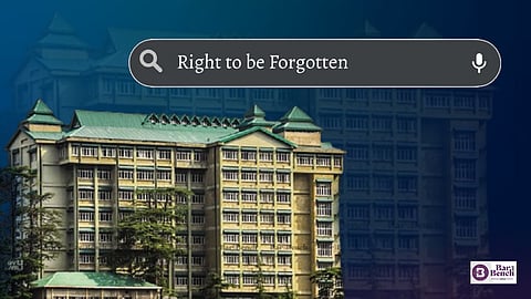 Himachal Pradesh High Court, Right to be Forgotten