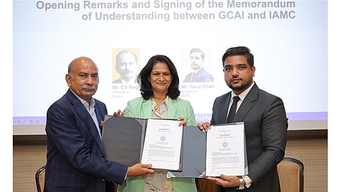  L to R: CV Raghu, Shukla Wassan and Tariq Khan 