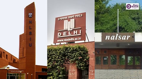 NLSIU, NLU Delhi and NALSAR