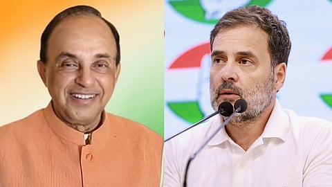 Subramanian Swamy and Rahul Gandhi