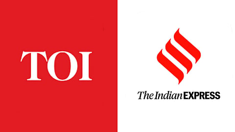 Times of India and  Indian Express