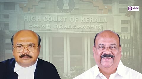 Senior Advocate B Raman Pillai (left) and MLA Mani C Kappan (right)