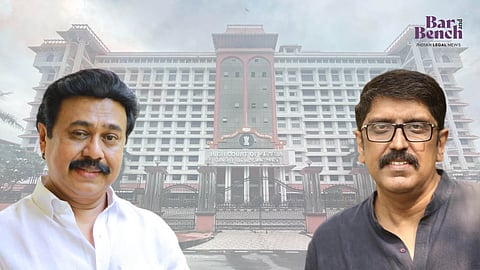 Vinayan (L), B Unnikrishnan (R)
