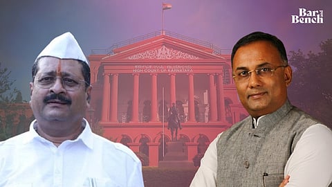 Basanagouda R Patil Yatnal (L), Dinesh Gundu Rao (R)