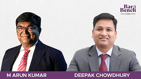 M Arun Kumar, Deepak Chowdhury