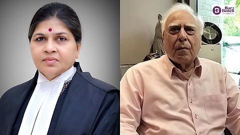 Gujarat HC CJ Sunita Agarwal and Kapil Sibal