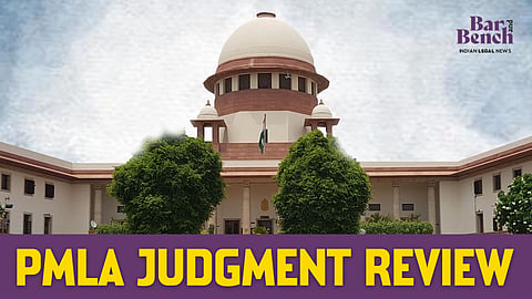 PMLA JUDGMENT REVIEW