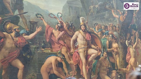 Leonidas at Thermopylae painting