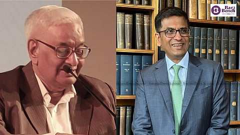 Justice RC Chavan and CJI DY Chandrachud