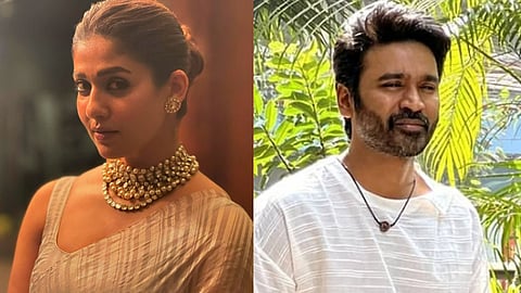 Nayanthara and Dhanush 