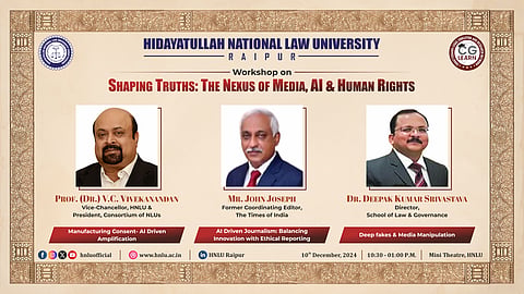 HNLU Workshop on Nexus of Media, AI & Human Rights