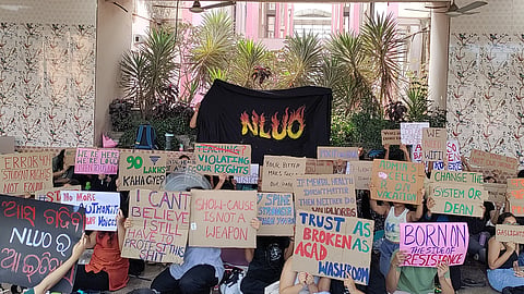 NLUO Student protest