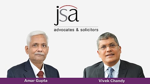 JSA Joint Managing Partners Amar Gupta and Vivek Chandy